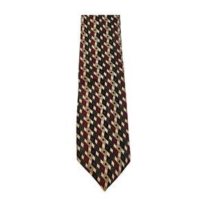 Fratelli Men Neck Tie Red Black 55"L 3"½W 100% Silk Made in Italy